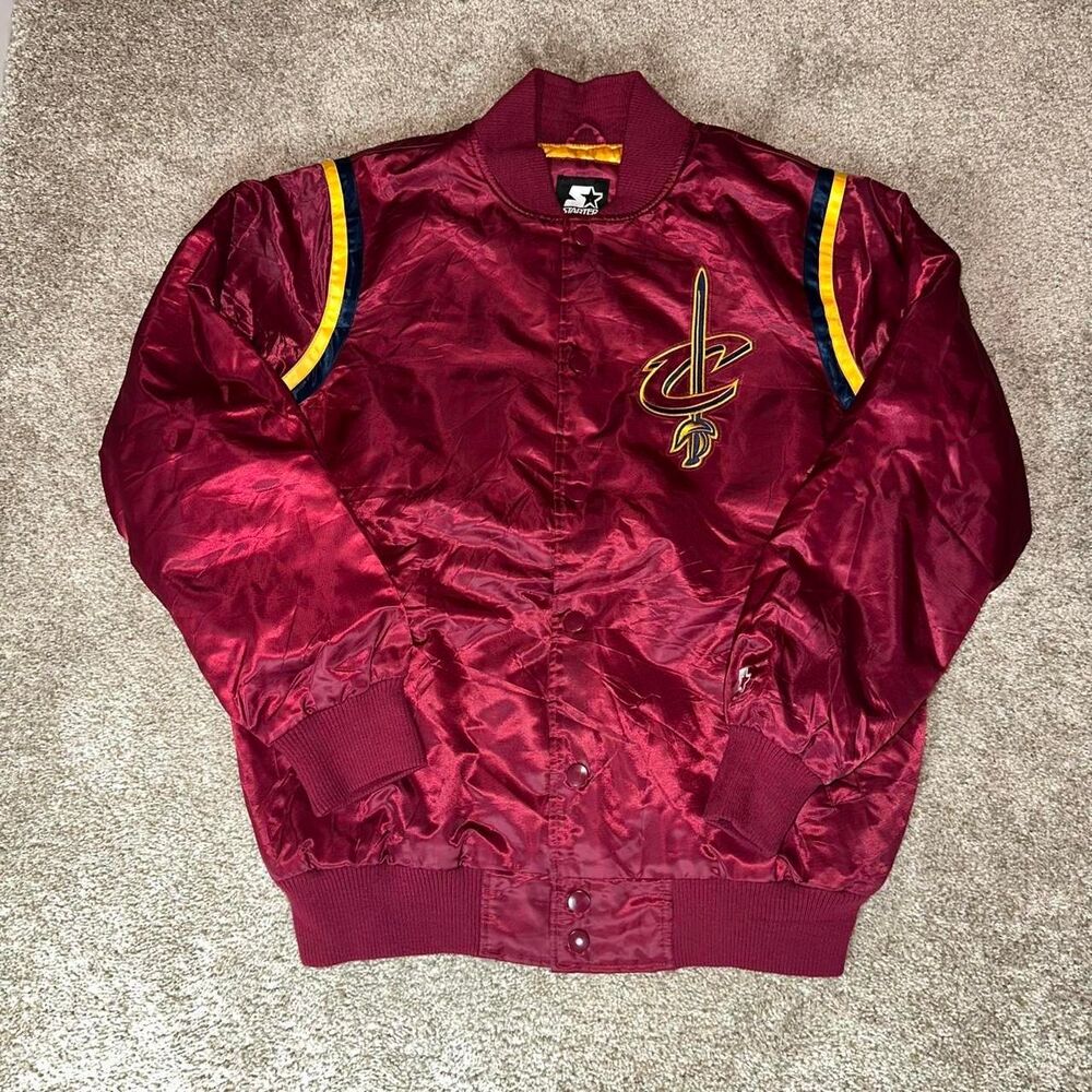 Starter Men's Burgundy and Red Jacket